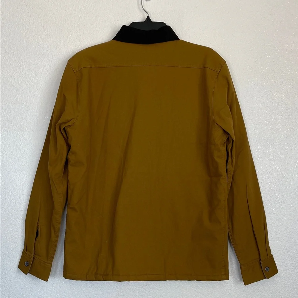 Tailor Vintage Tan canvas Barn Jacket with Black Details size M